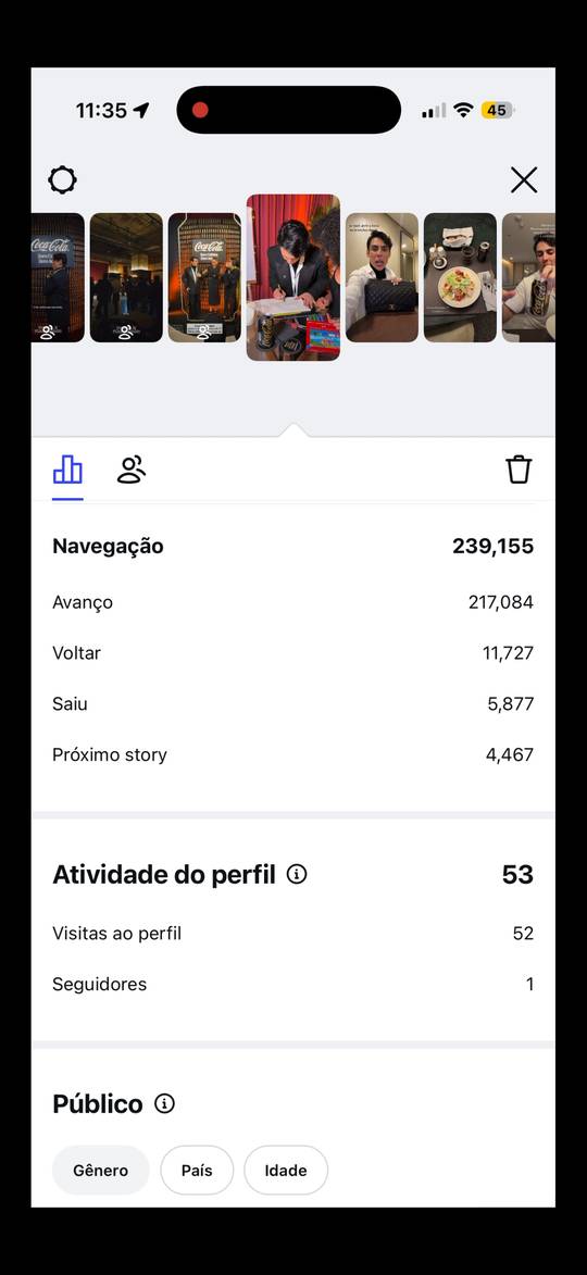 Story de Felipe Theodoro 12