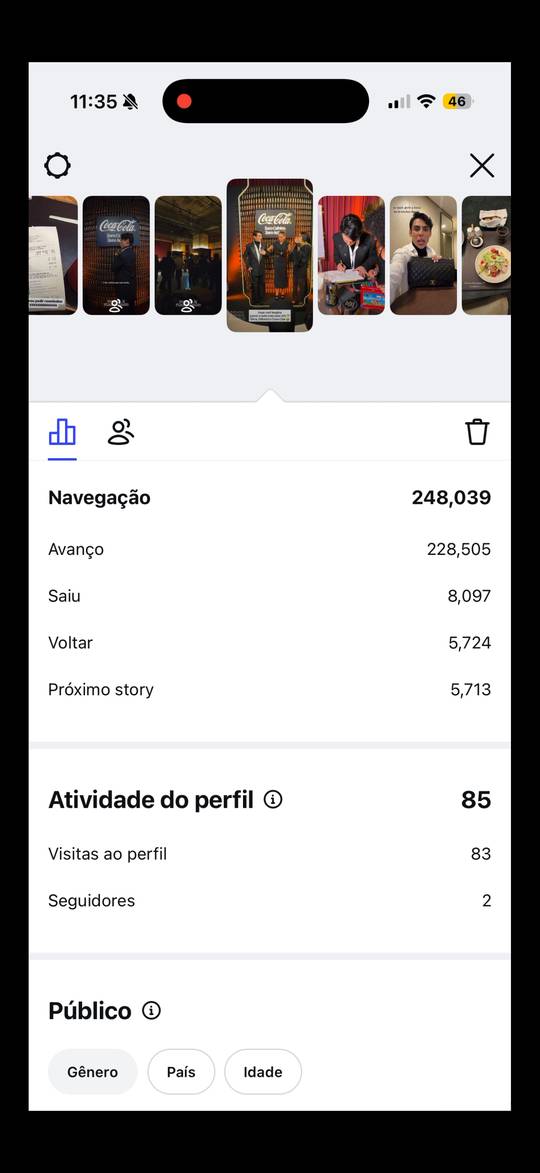 Story de Felipe Theodoro 9